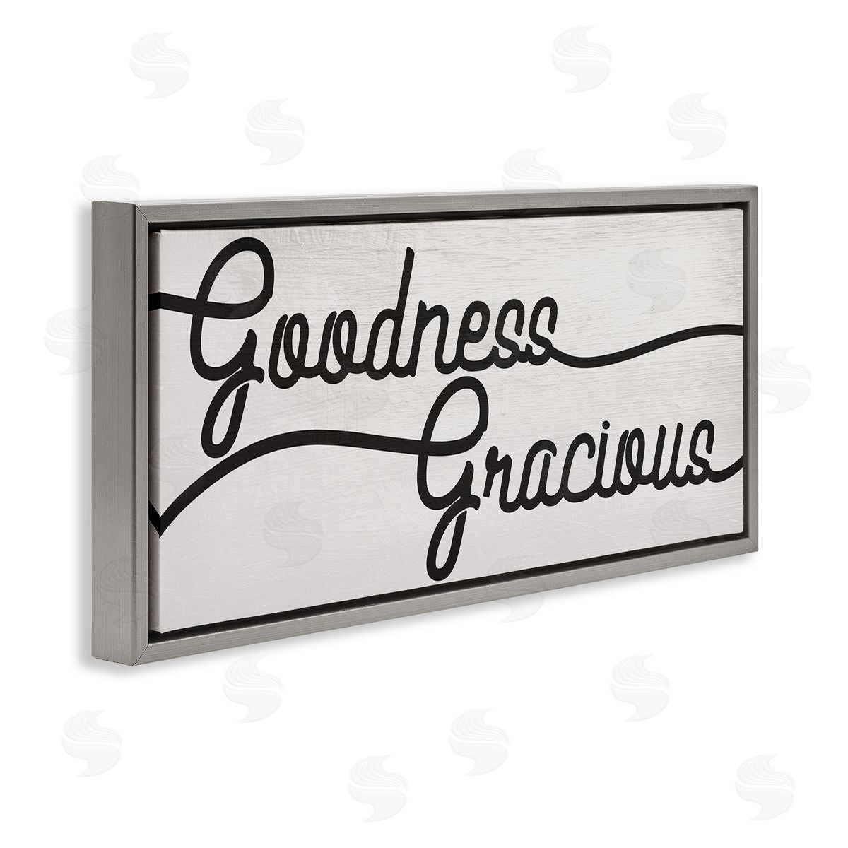 Stupell Studio Bold Goodness Gracious Phrase Minimal Family Text
