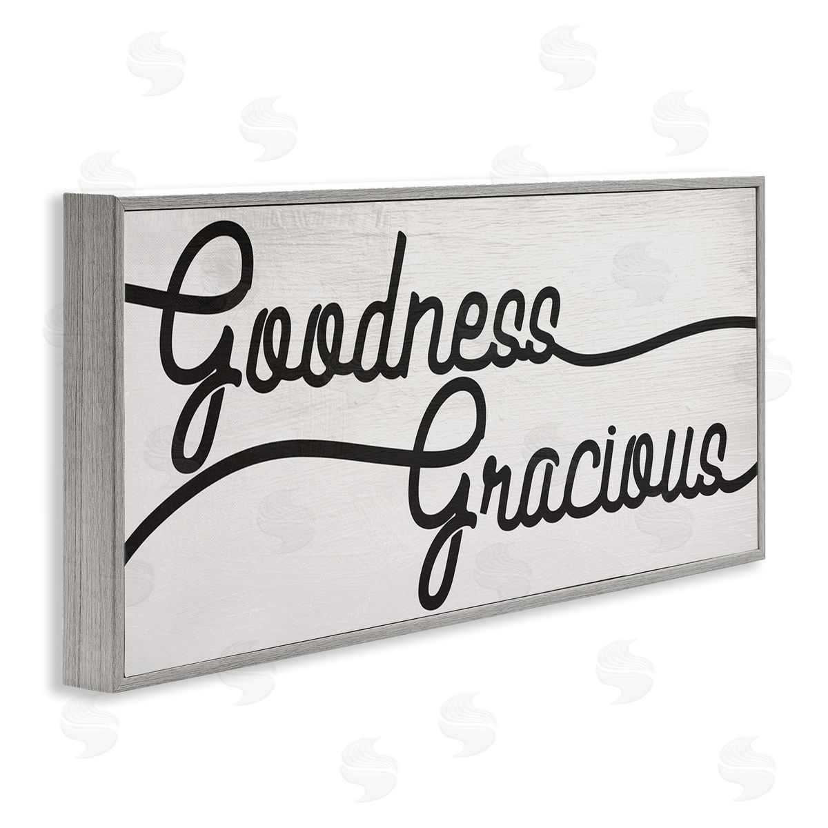 Stupell Studio Bold Goodness Gracious Phrase Minimal Family Text
