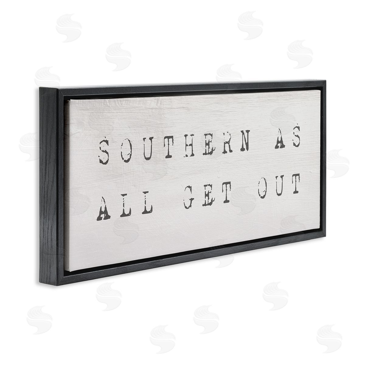 Stupell Studio Southern As All Get Out Slang Distressed Typography