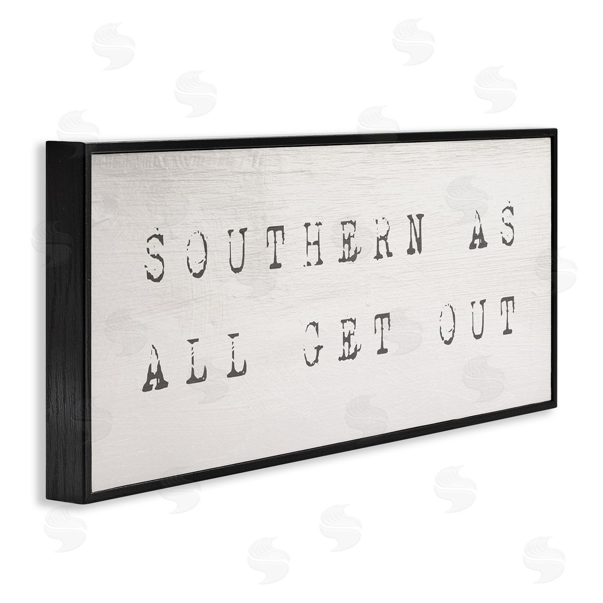 Stupell Studio Southern As All Get Out Slang Distressed Typography