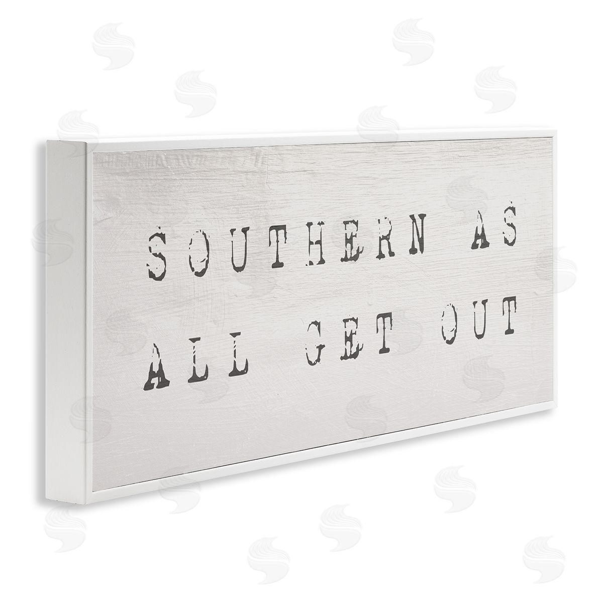 Stupell Studio Southern As All Get Out Slang Distressed Typography