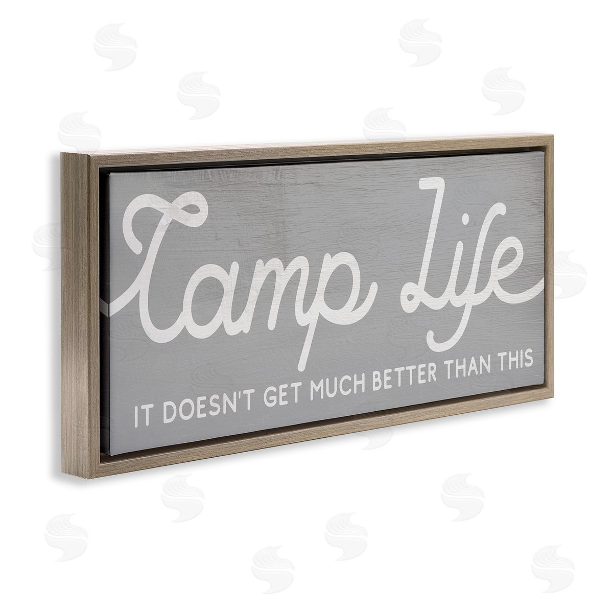 Stupell Studio Camp Life Better Than This Phrase Adventure Motivation