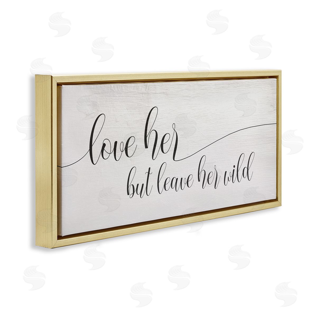 Stupell Studio Leave Her Wild Romantic Phrase Charming Cursive Script