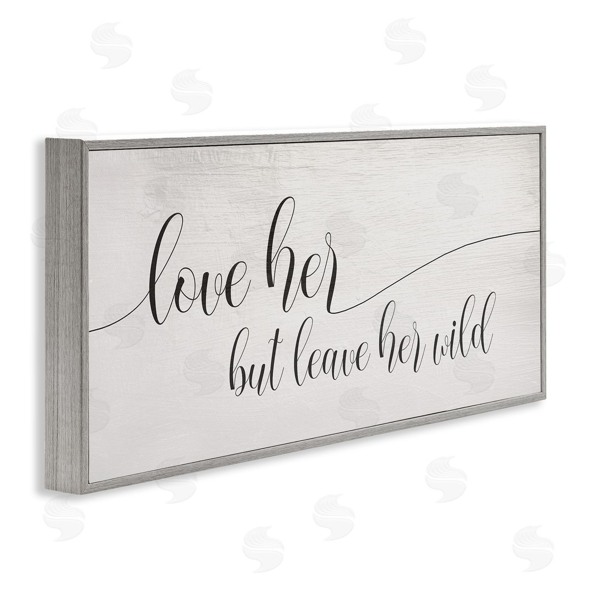 Stupell Studio Leave Her Wild Romantic Phrase Charming Cursive Script