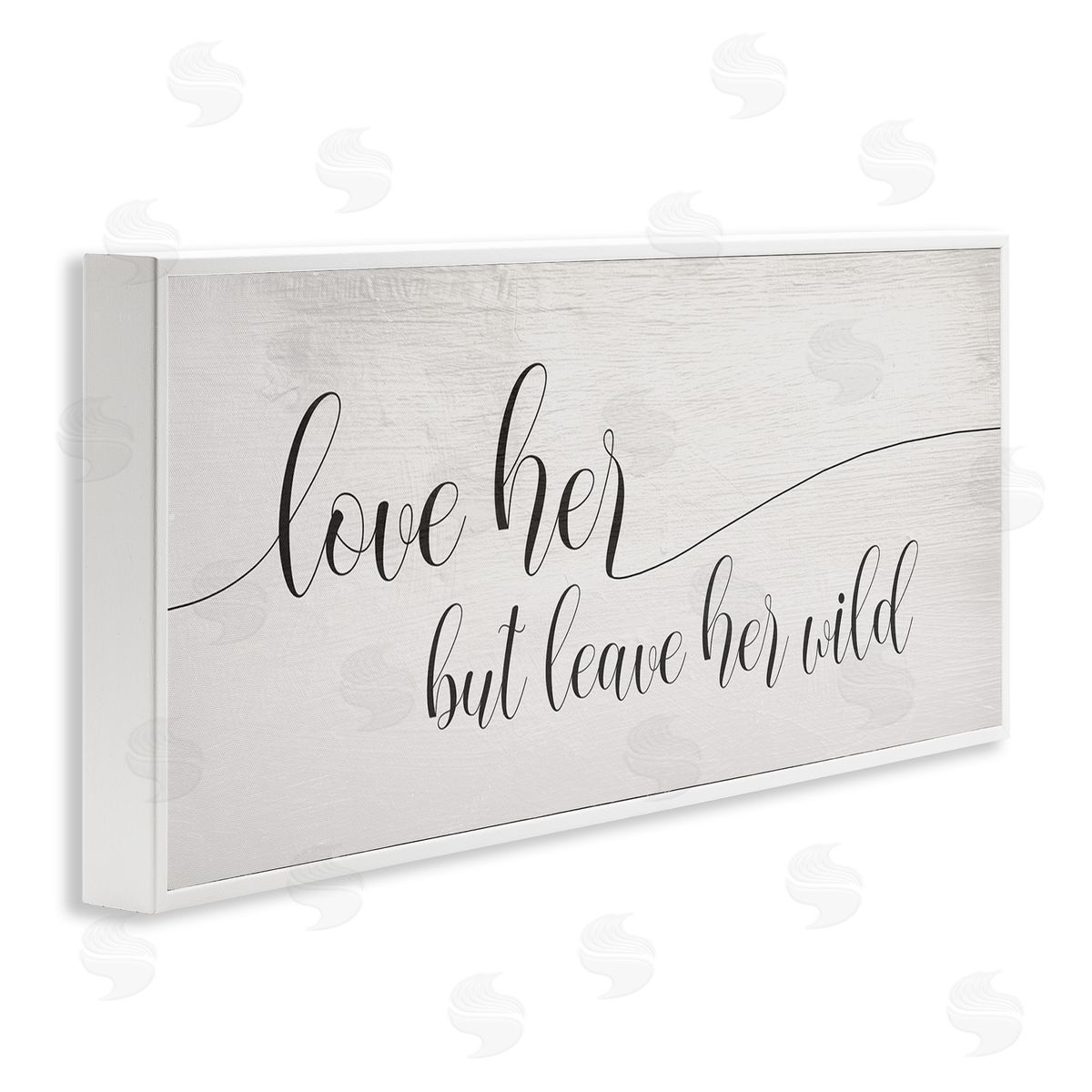 Stupell Studio Leave Her Wild Romantic Phrase Charming Cursive Script