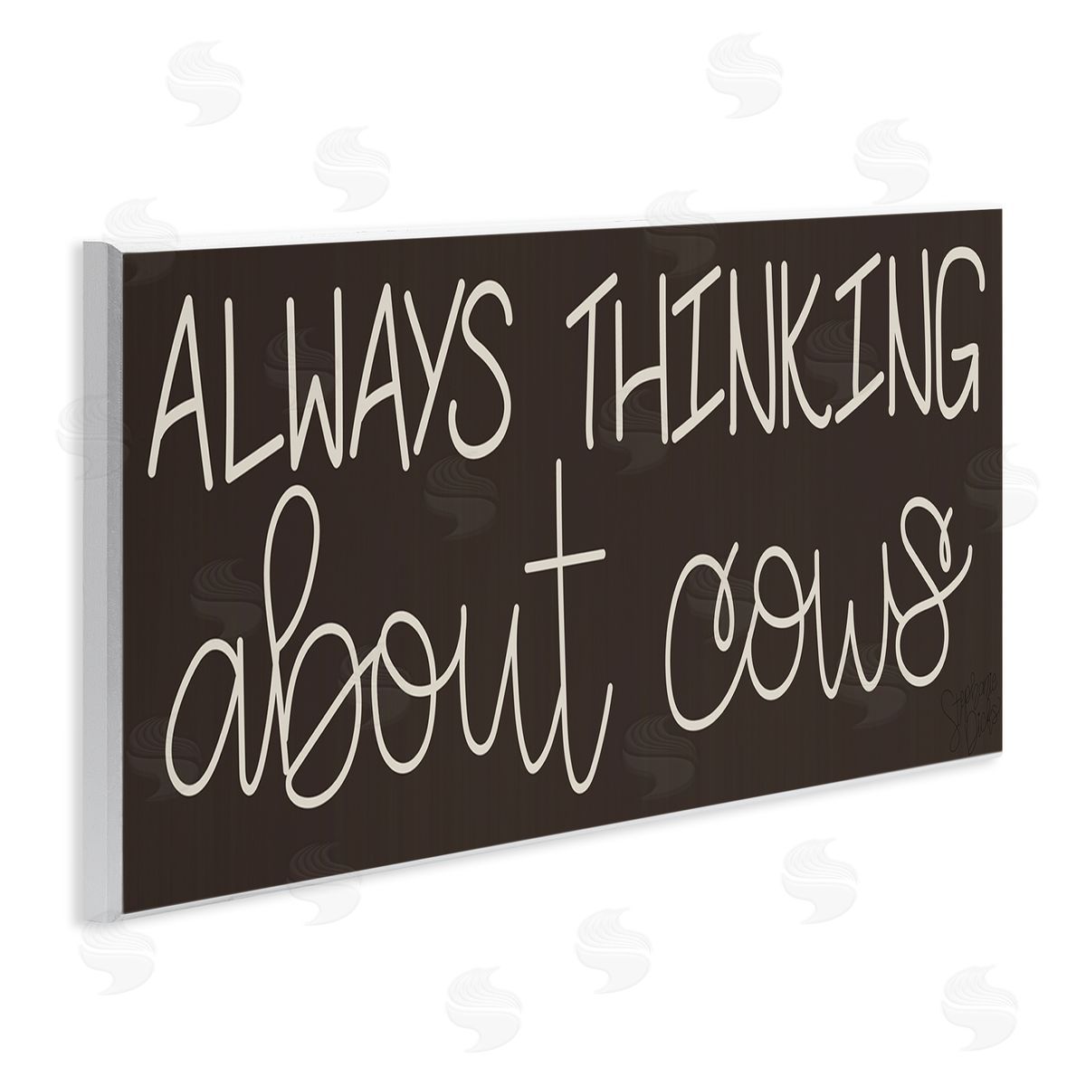 Stephanie Dicks Thinking About Cows Always Phrase Farm Animal 