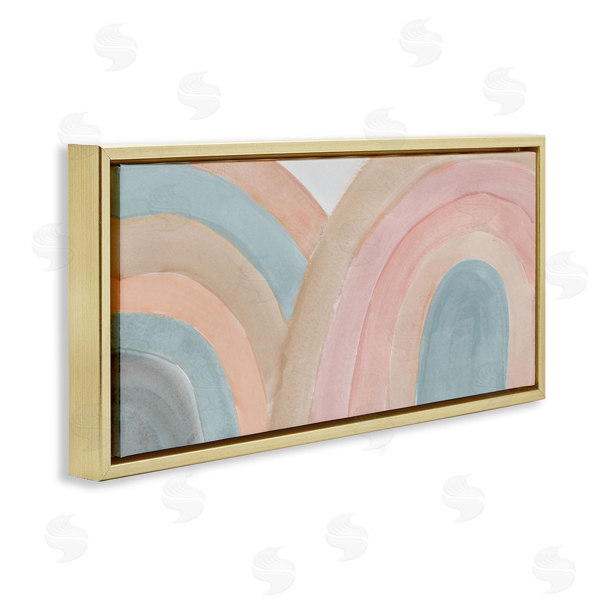 Emily Navas Subtle Rainbow Arches Layered Blue Brown Red