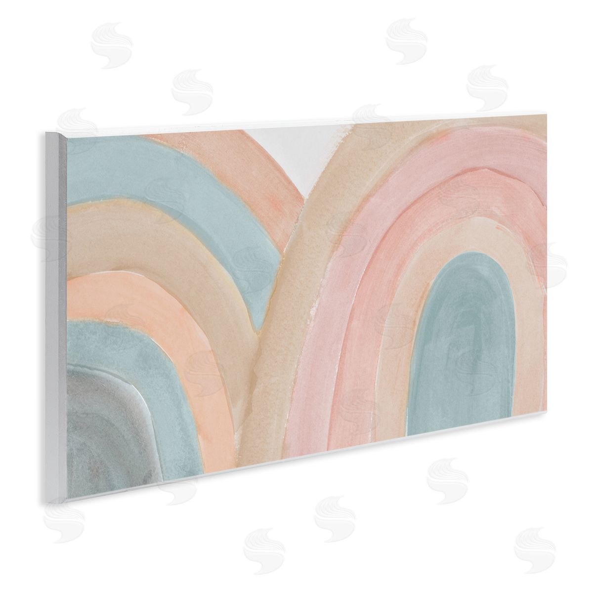 Emily Navas Subtle Rainbow Arches Layered Blue Brown Red