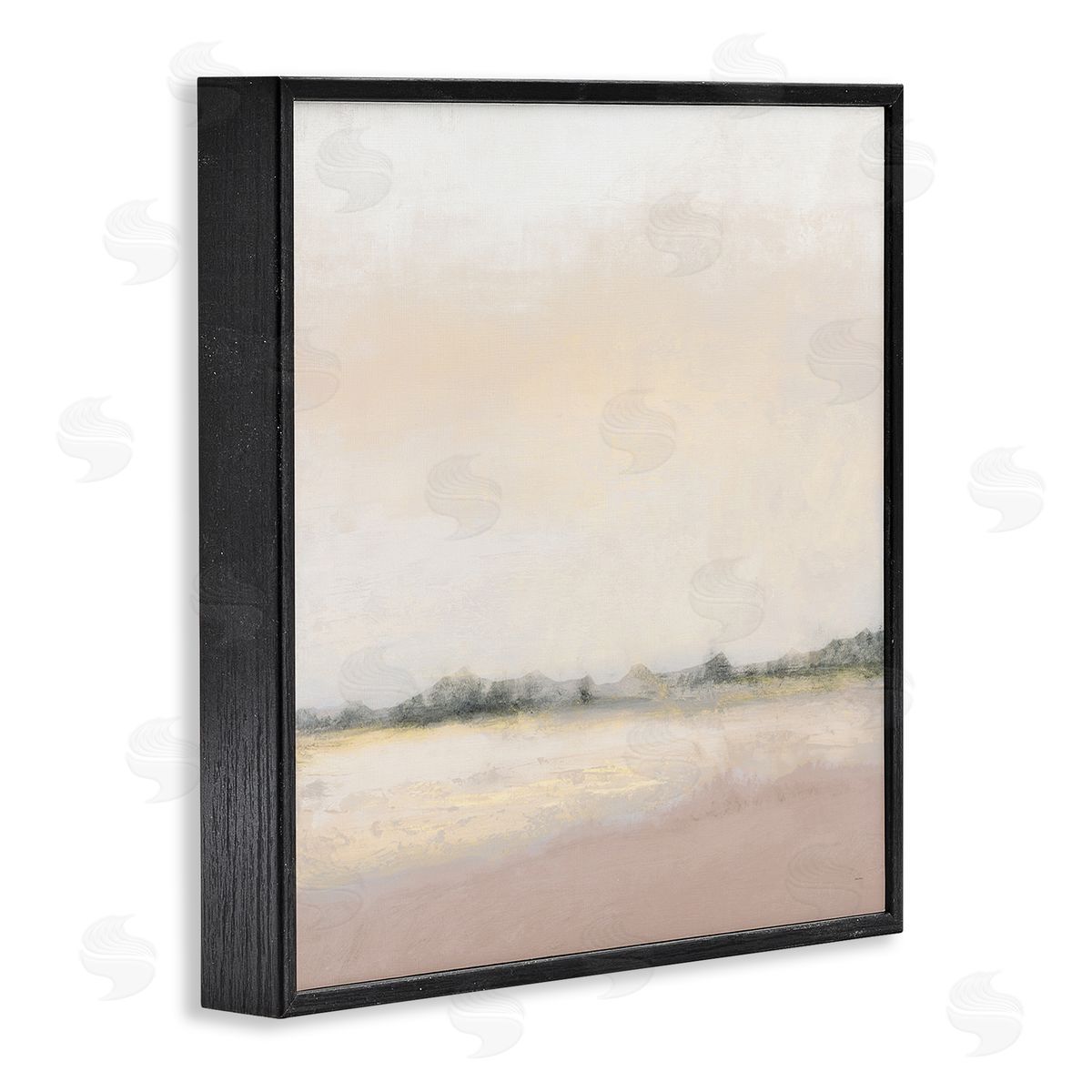 Michael Marcon Muted Prairie Landscape Sun Bleached Open Fields Black Framed Glicee Wall Art Print