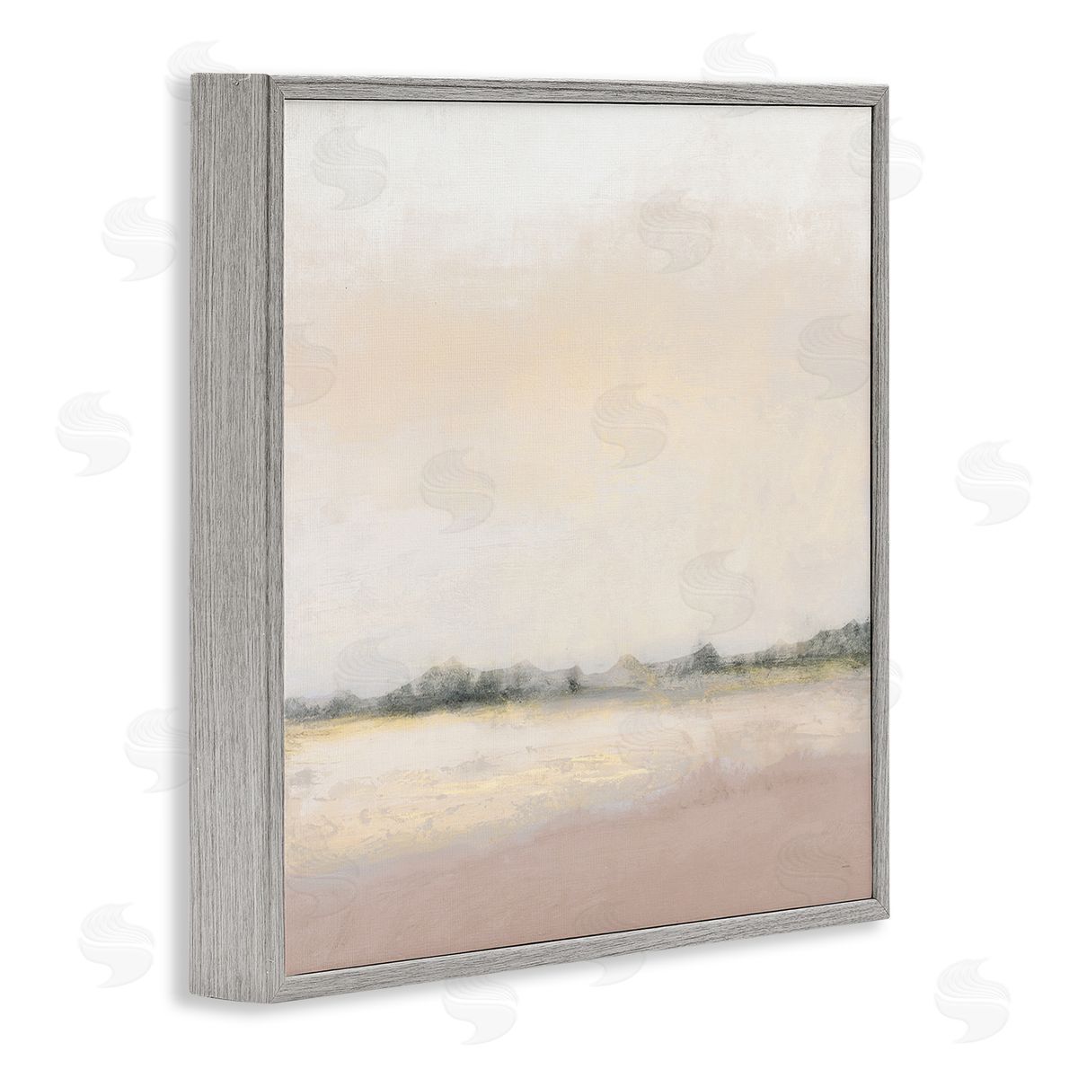 Michael Marcon Muted Prairie Landscape Sun Bleached Open Fields Gray Framed Glicee Wall Art Print