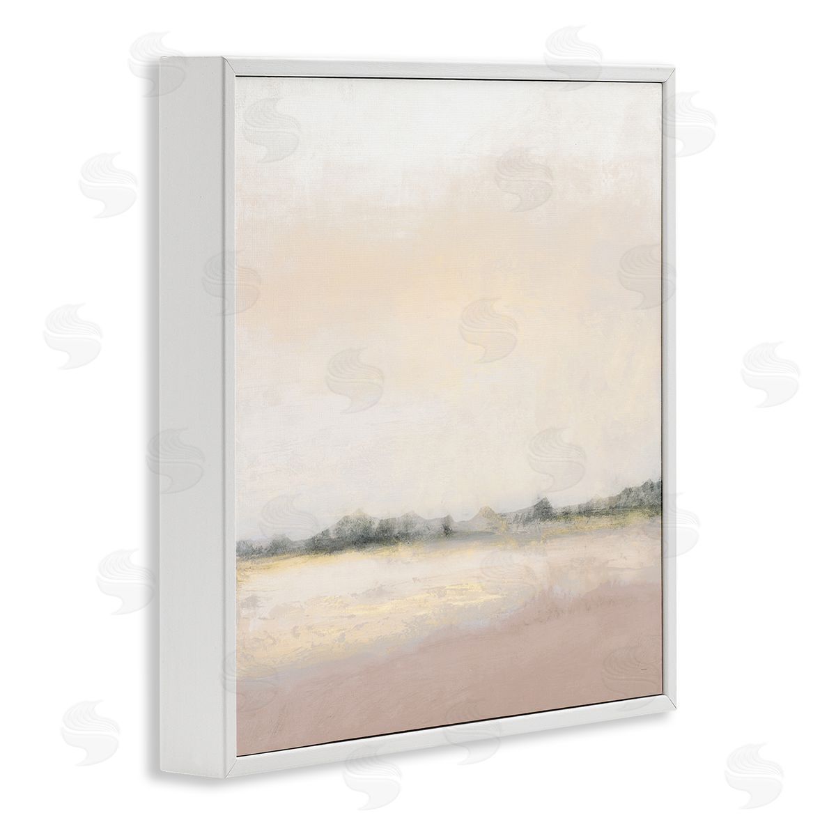 Michael Marcon Muted Prairie Landscape Sun Bleached Open Fields White Framed Glicee Wall Art Print
