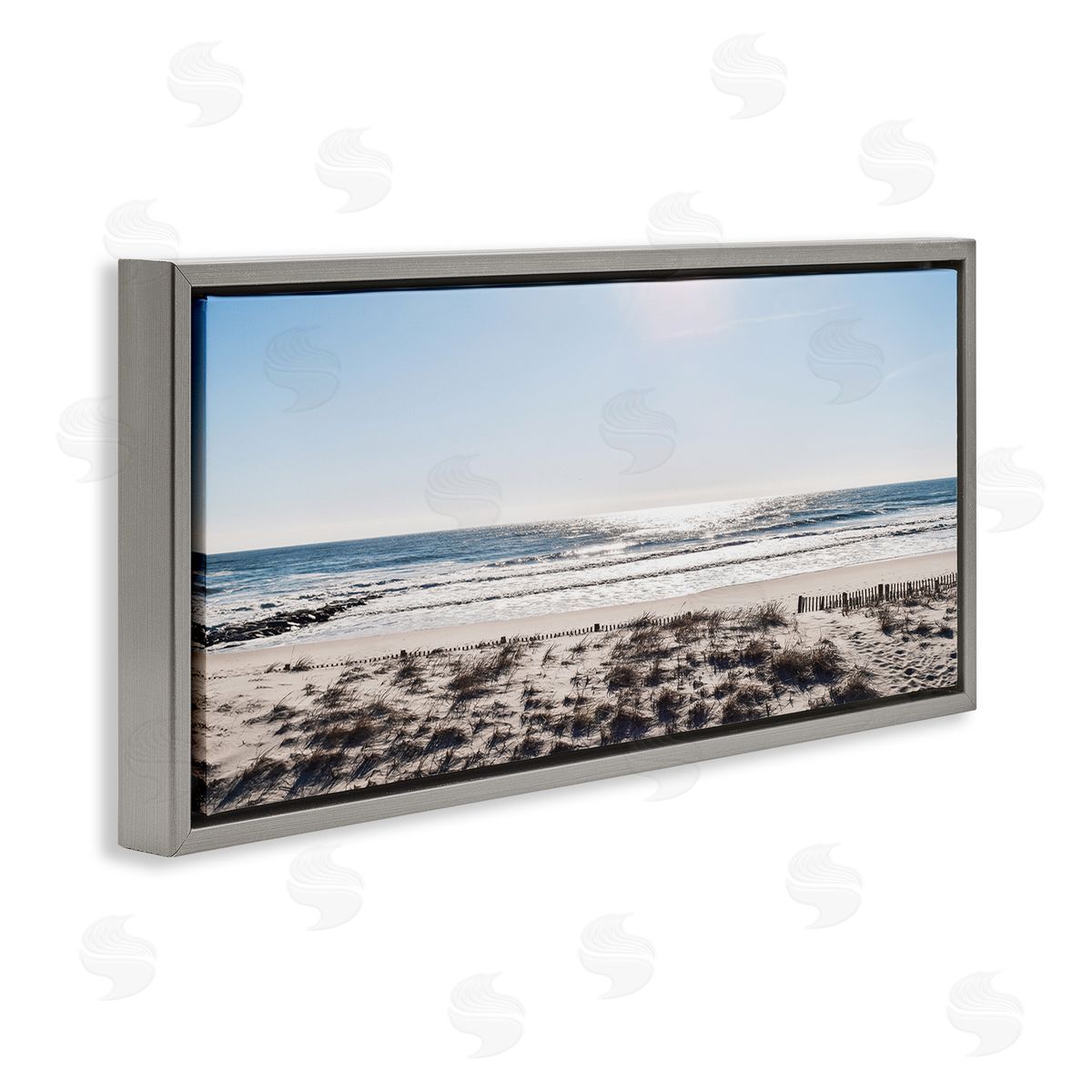 Natalie Carpentieri Coastal Beach Strip Landscape Nautical Fence Tall Grass