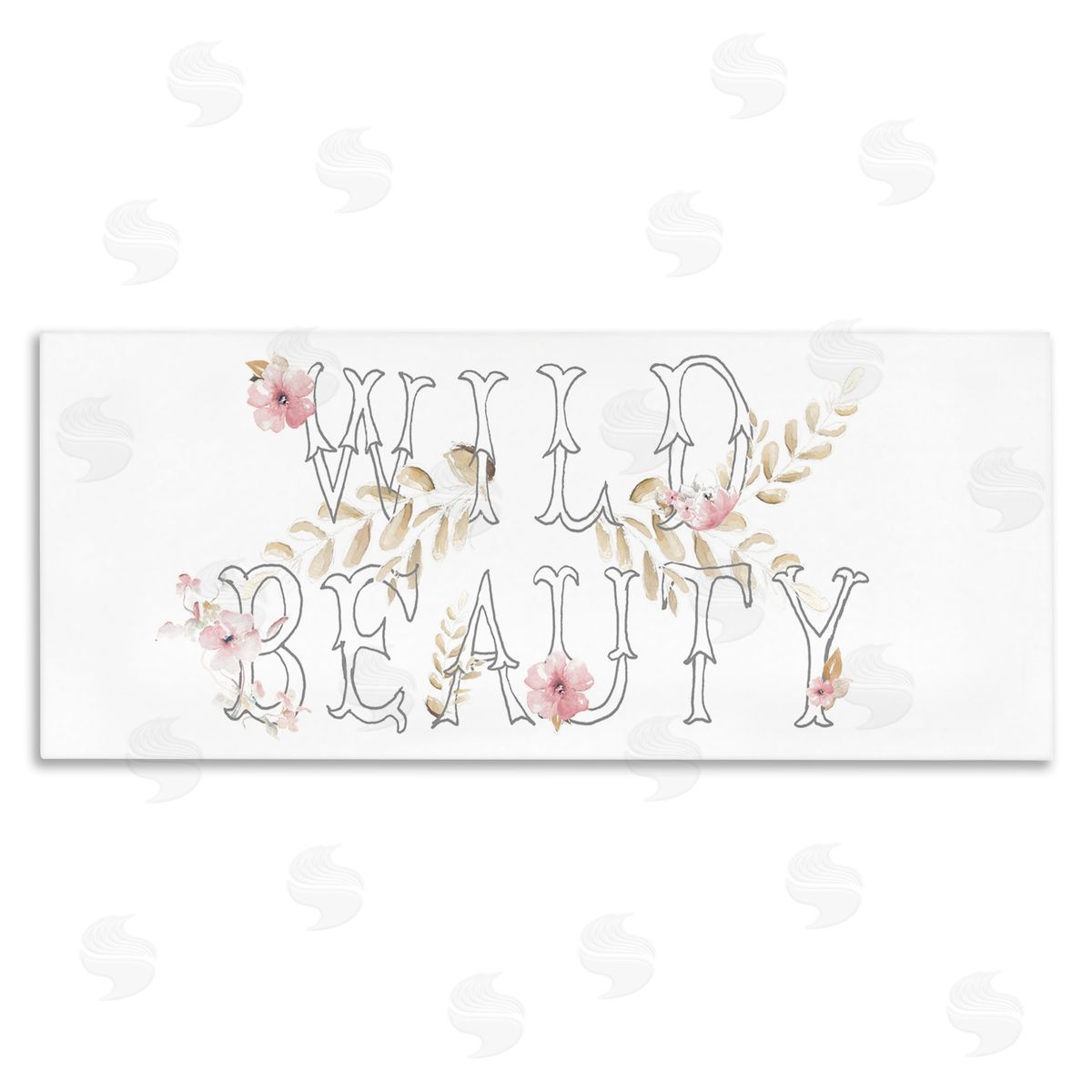 Patricia Pinto Wild Beauty Sentiment Minimal Typography Pink Hibiscus Florals