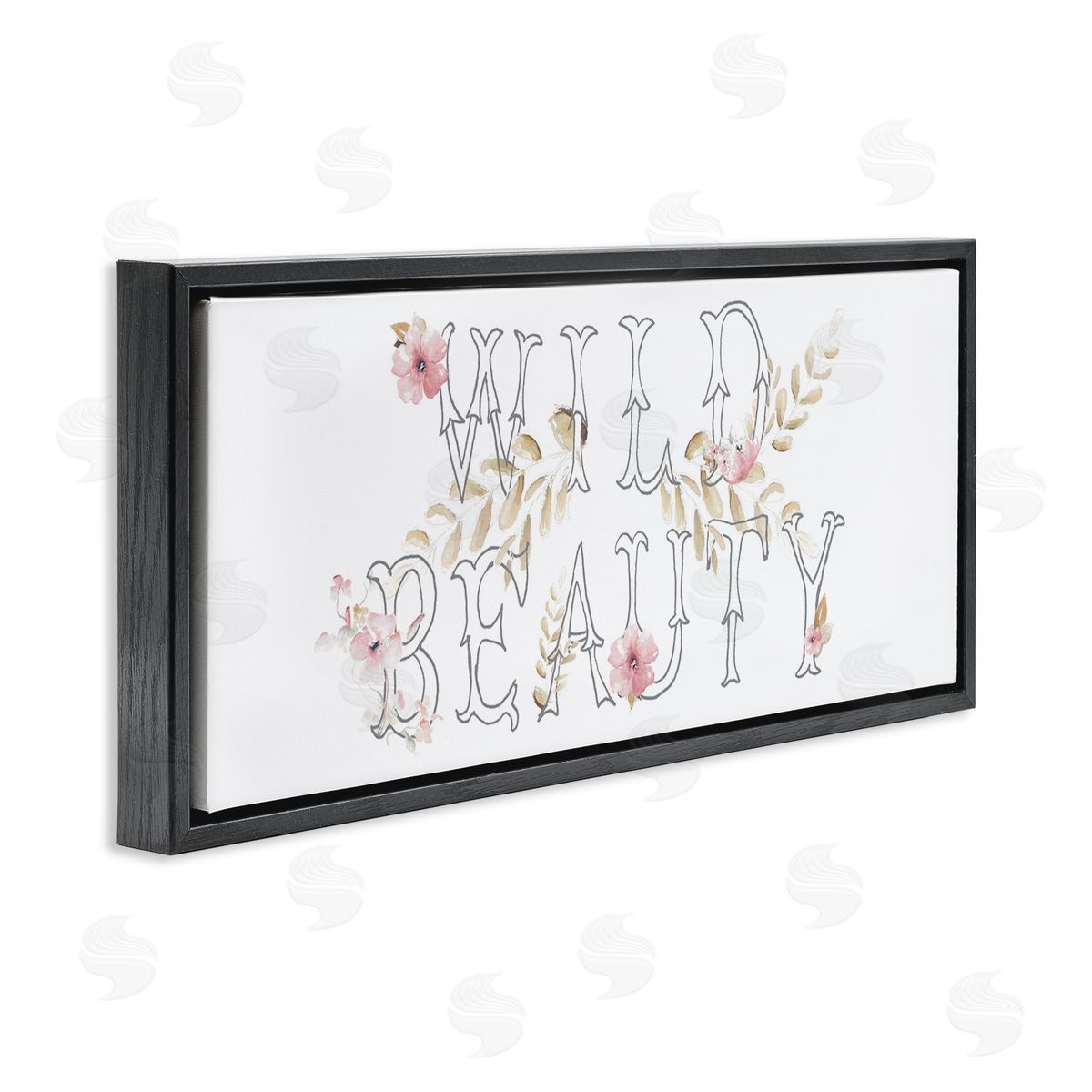 Patricia Pinto Wild Beauty Sentiment Minimal Typography Pink Hibiscus Florals