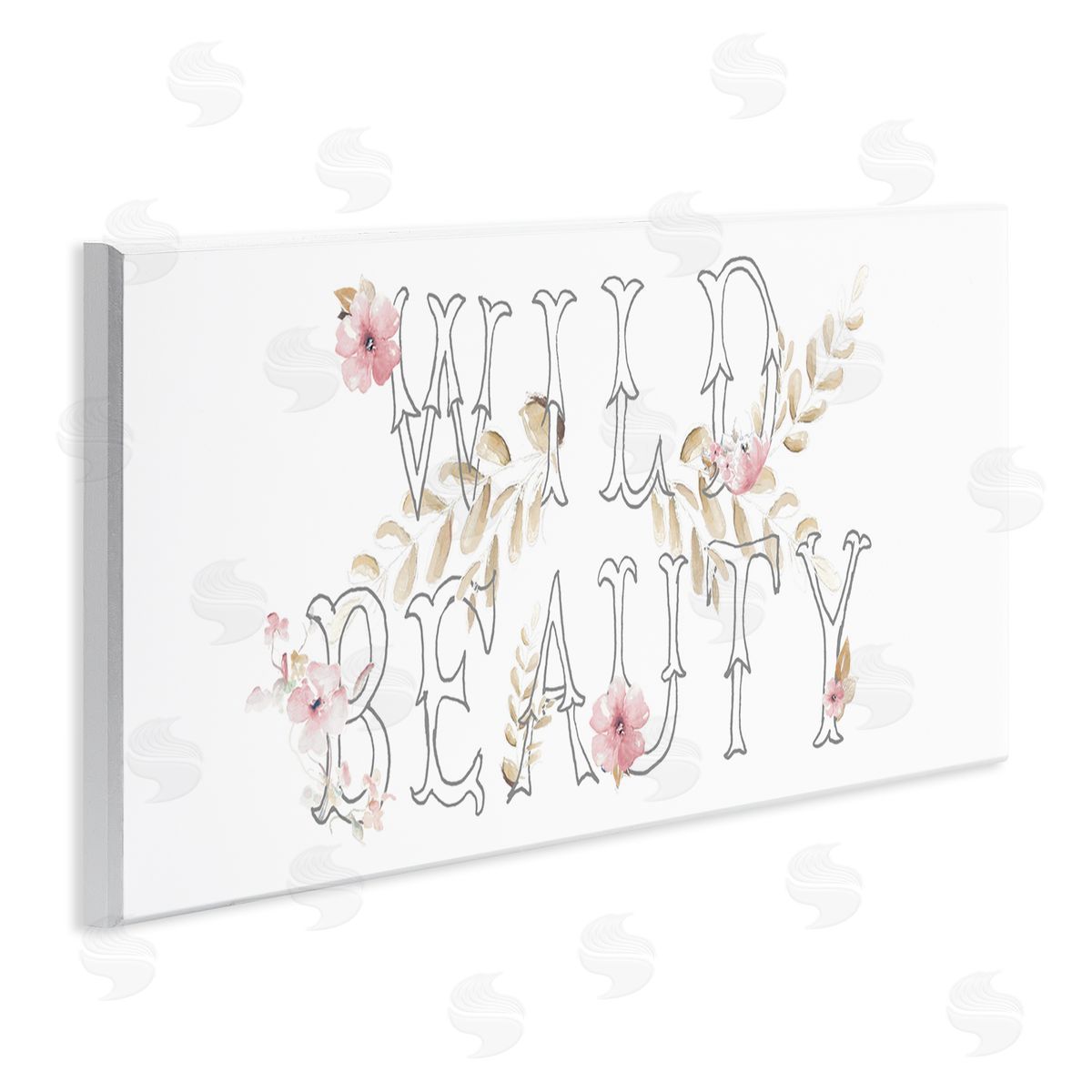 Patricia Pinto Wild Beauty Sentiment Minimal Typography Pink Hibiscus Florals