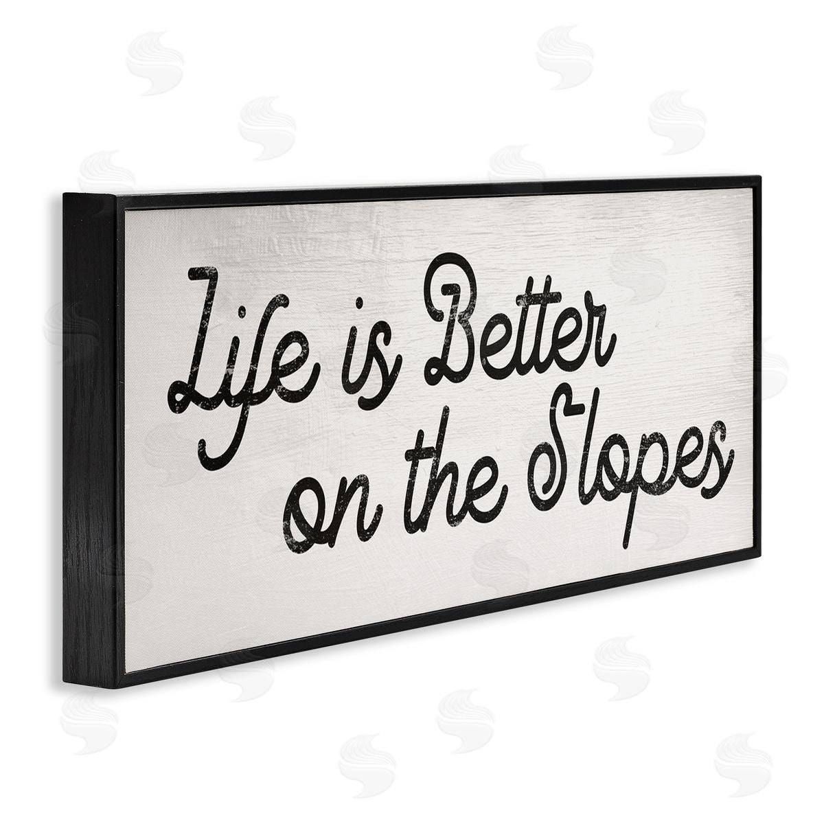 Stupell Studio Life's Better on the Slopes Phrase Ski Sport