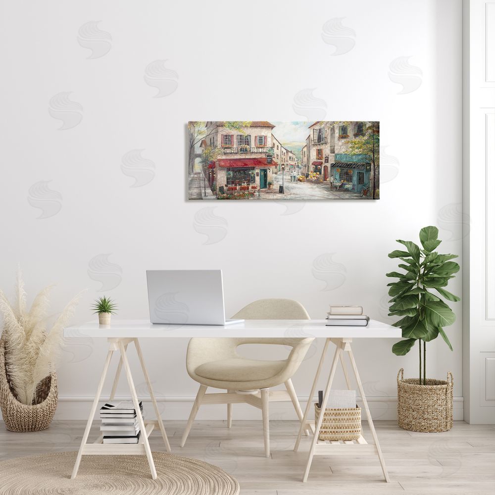 Ruane Manning Traditional Town Square Landscape Vintage Bistro Architecture