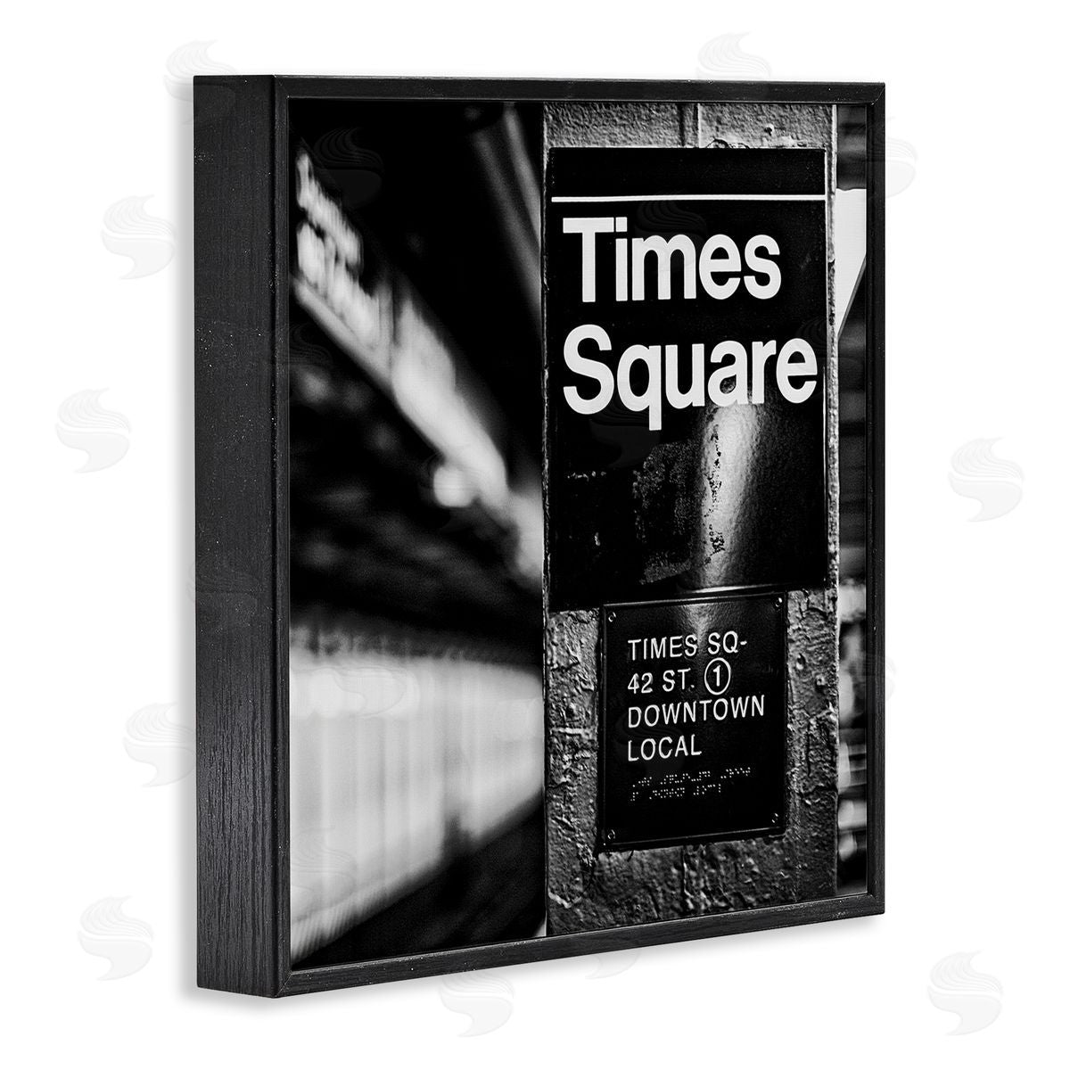 Susan Bryant Time Square Subway New York City Urban Photography Black Framed Glicee Wall Art Print