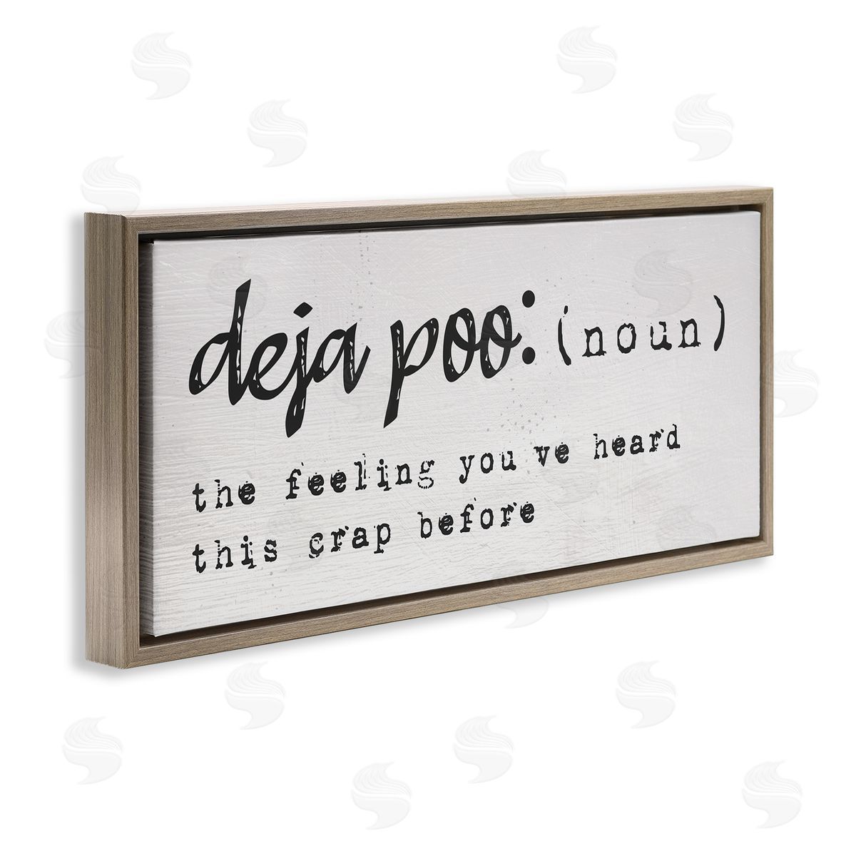 Stupell Studio Deja Poo Bathroom Definition Heard This Before