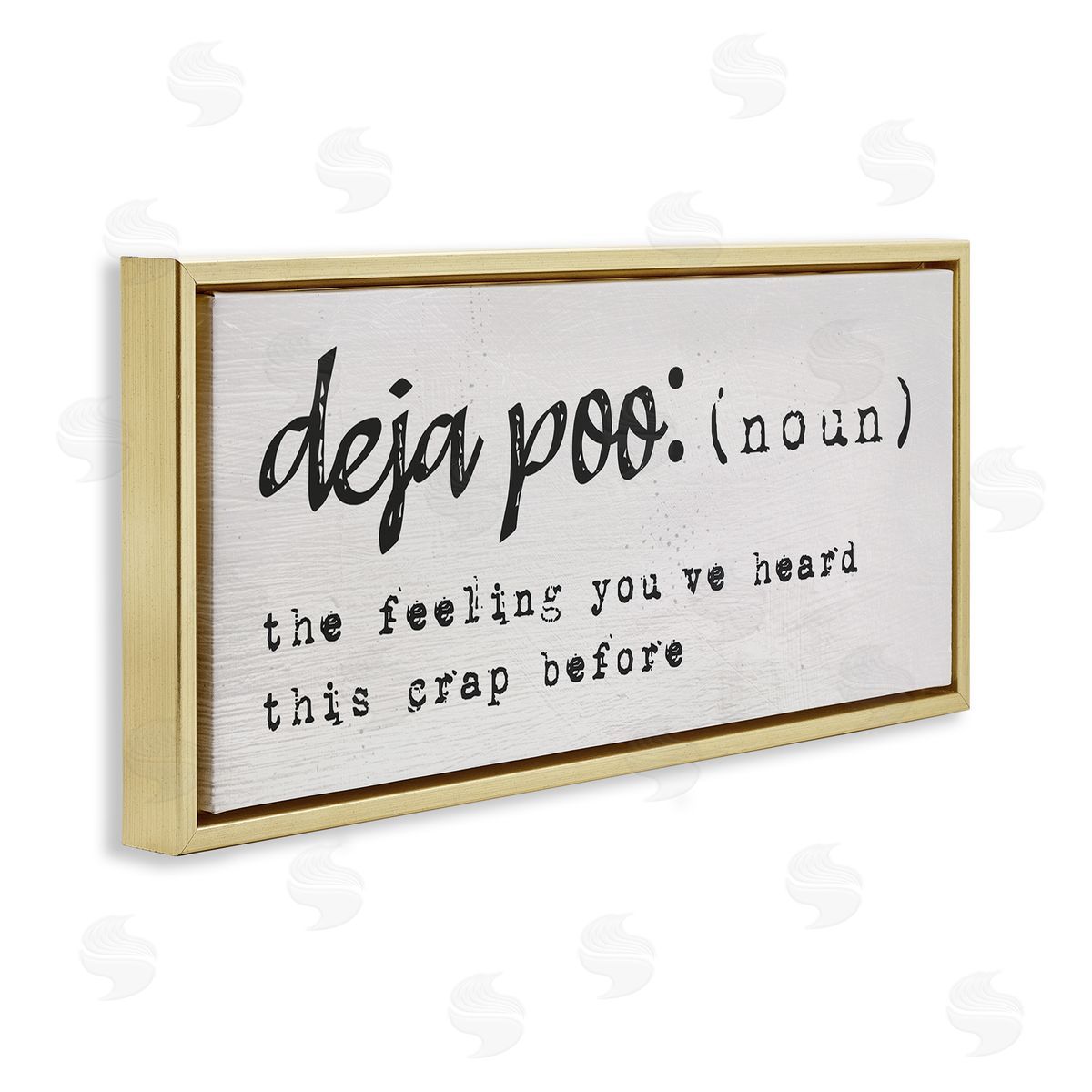 Stupell Studio Deja Poo Bathroom Definition Heard This Before