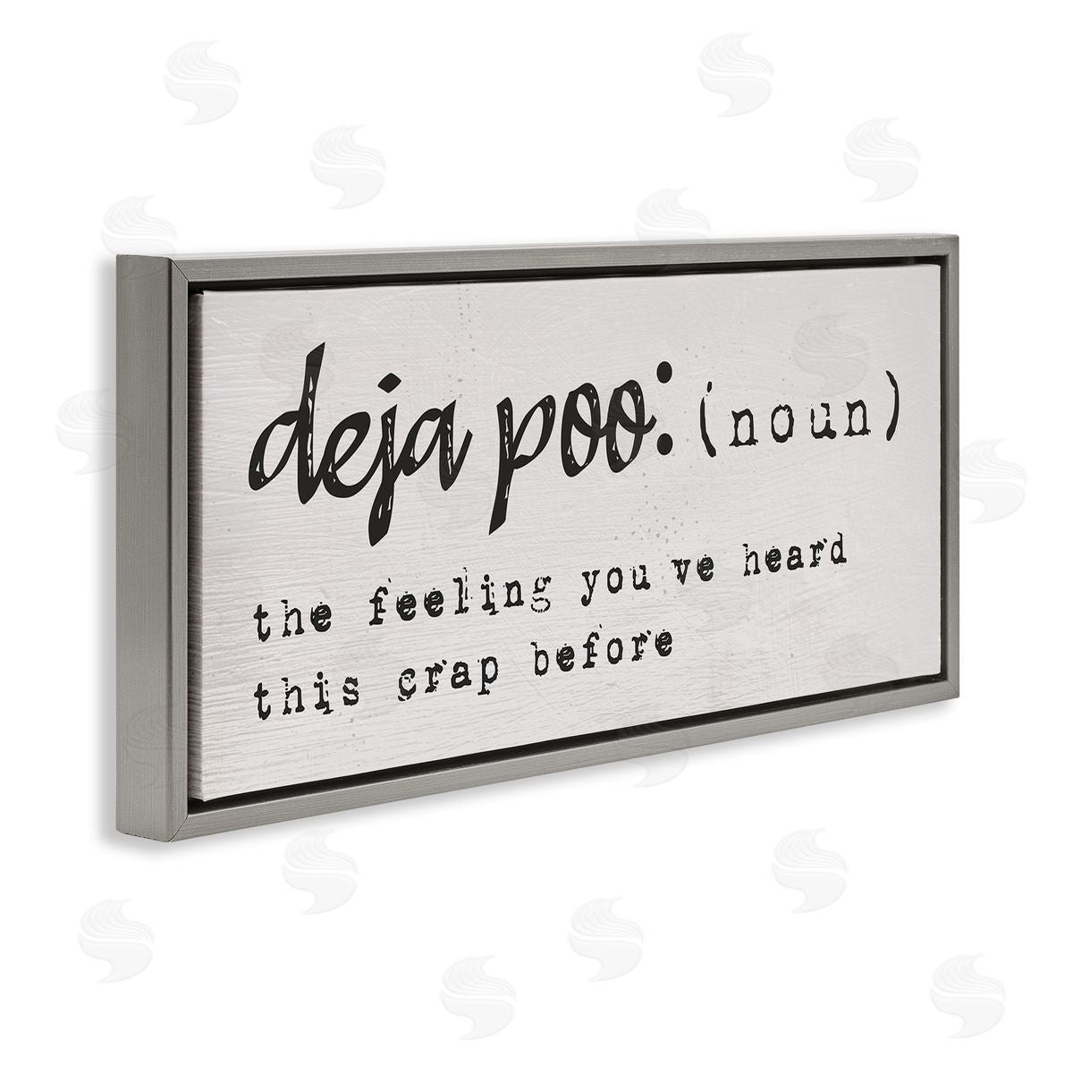 Stupell Studio Deja Poo Bathroom Definition Heard This Before