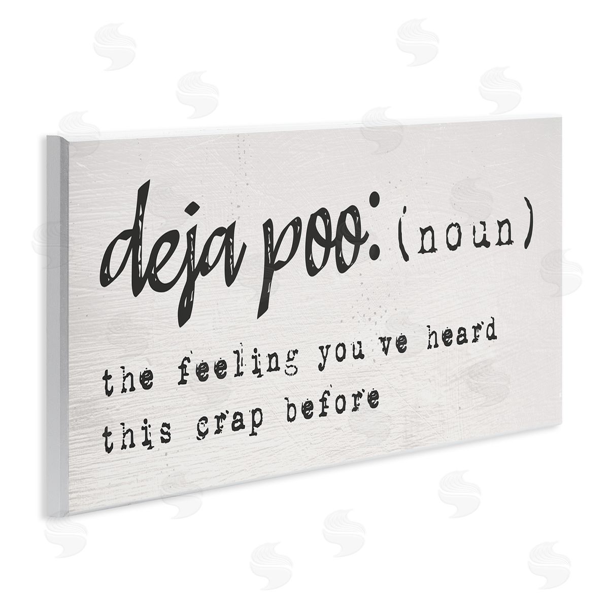 Stupell Studio Deja Poo Bathroom Definition Heard This Before