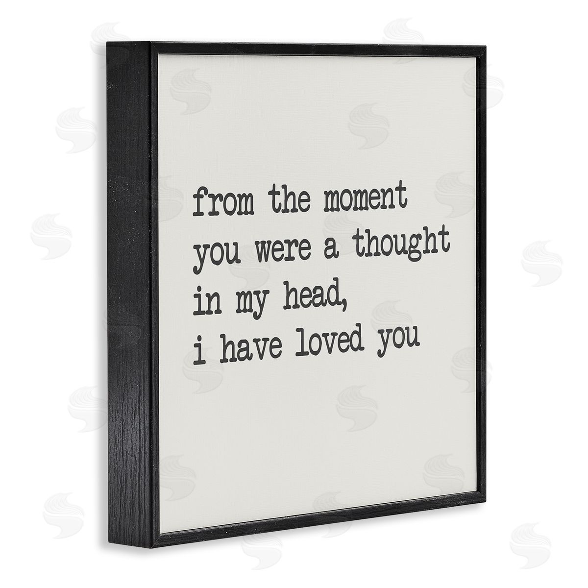 SD Graphics Studio A Thought In My Head Love Motivational Phrase Black Framed Glicee Wall Art Print