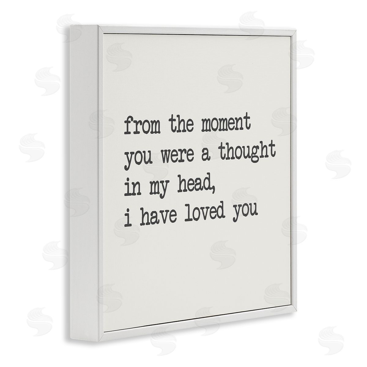 SD Graphics Studio A Thought In My Head Love Motivational Phrase White Framed Glicee Wall Art Print