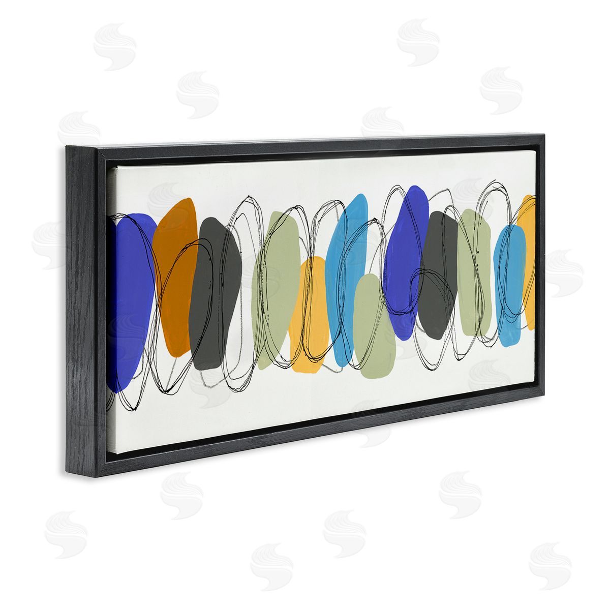 Ruth fr_sideomstein Abstract Rock Pattern Modern Layered Vibrant Shapes