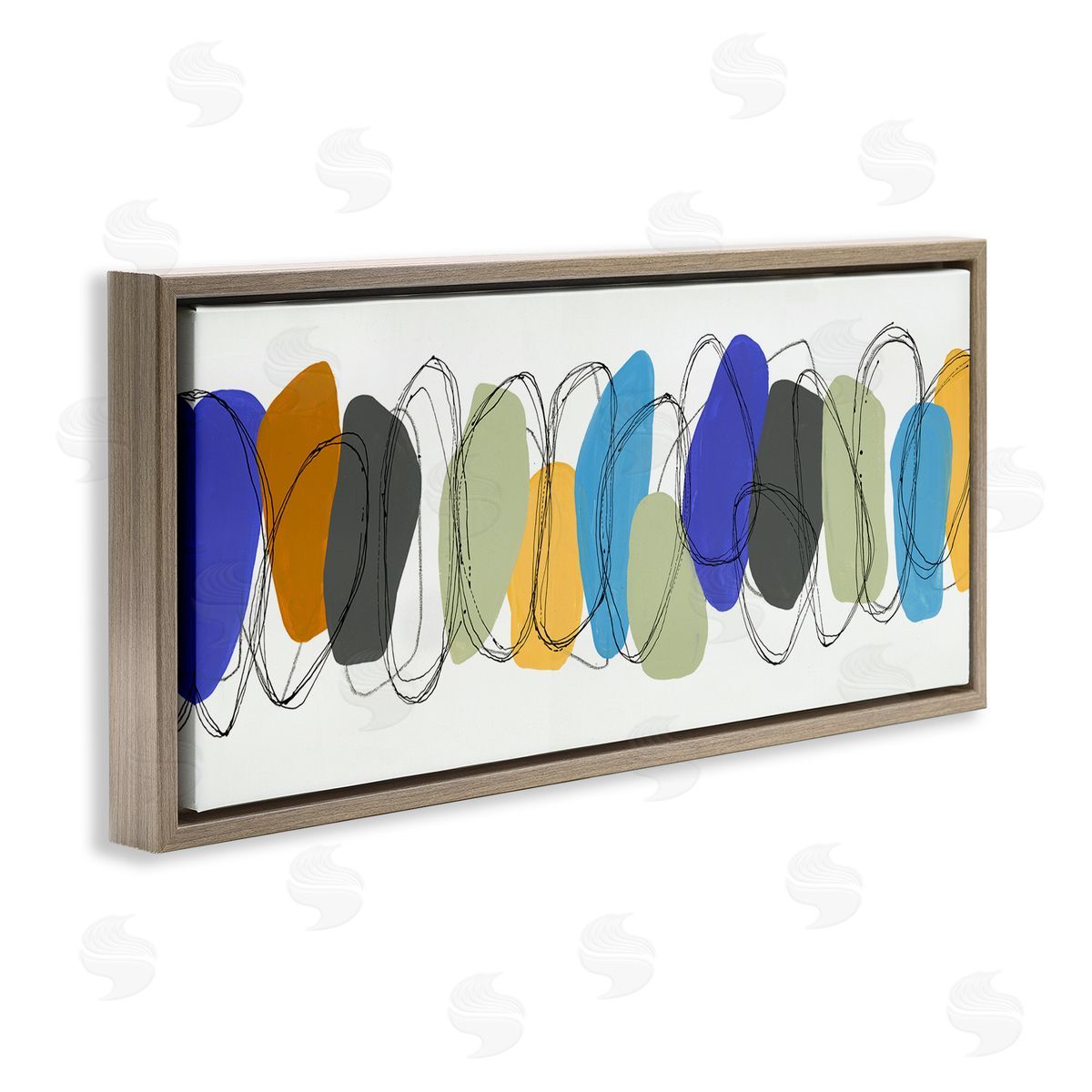 Ruth fr_sideomstein Abstract Rock Pattern Modern Layered Vibrant Shapes