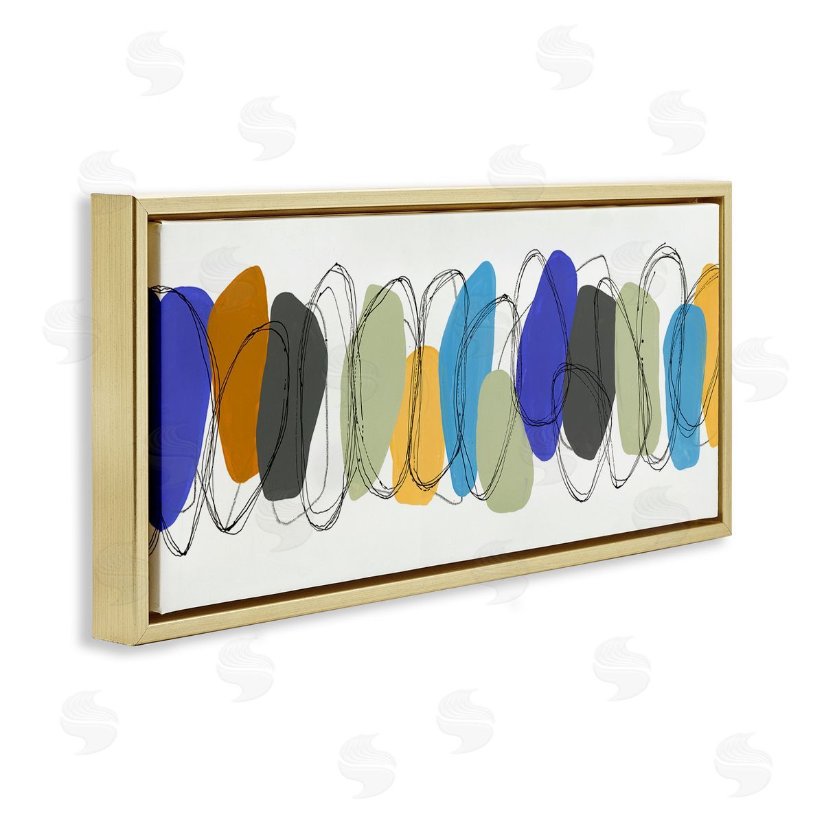 Ruth fr_sideomstein Abstract Rock Pattern Modern Layered Vibrant Shapes