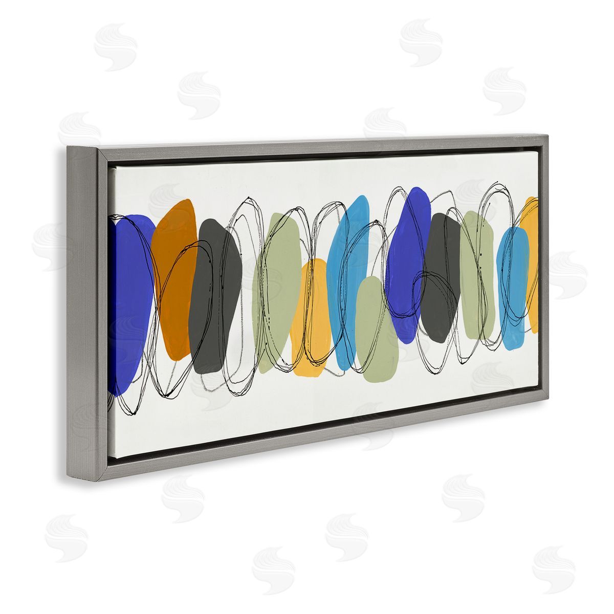 Ruth fr_sideomstein Abstract Rock Pattern Modern Layered Vibrant Shapes