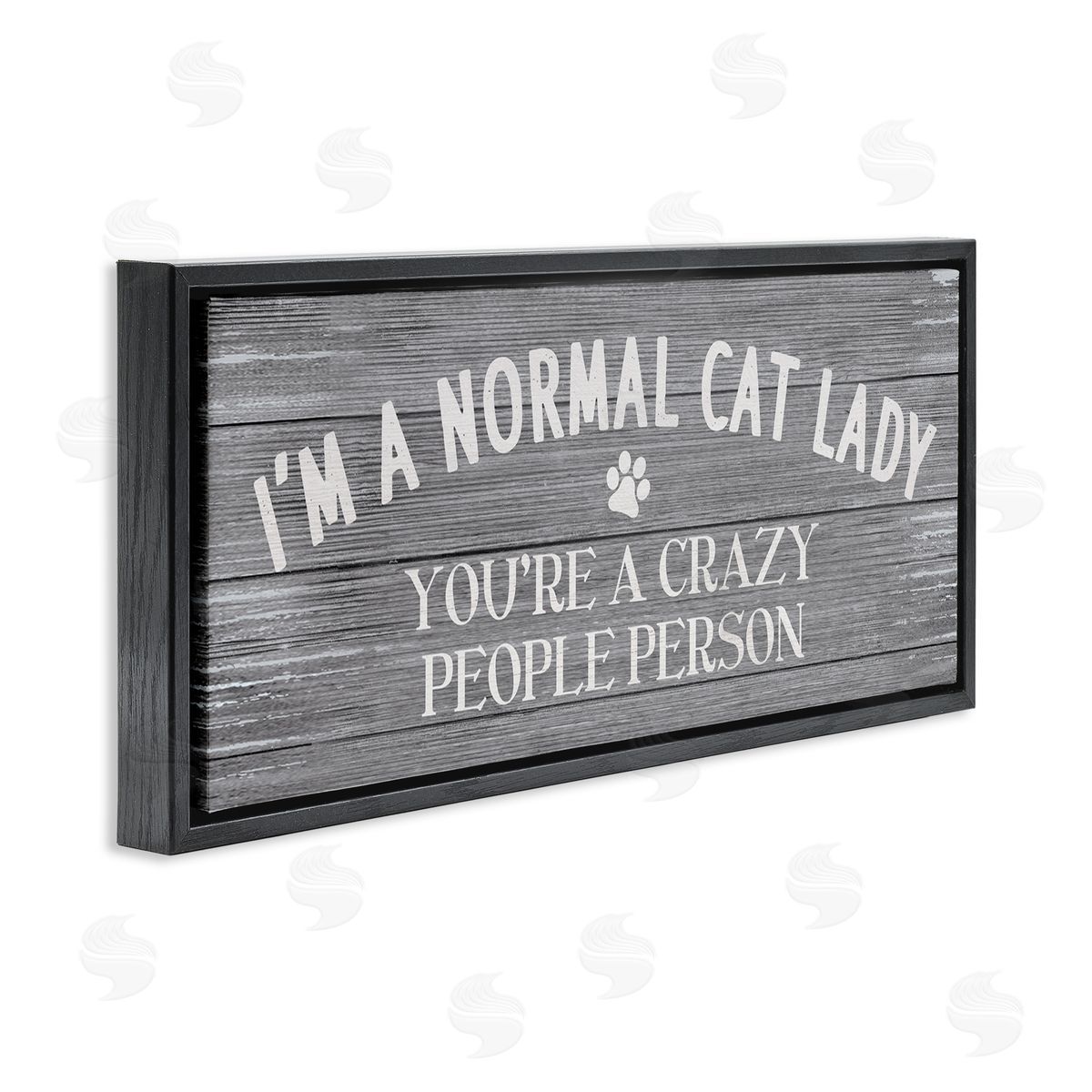 Stupell Studio I'm a Normal Cat Lady Funny Pet Phrase