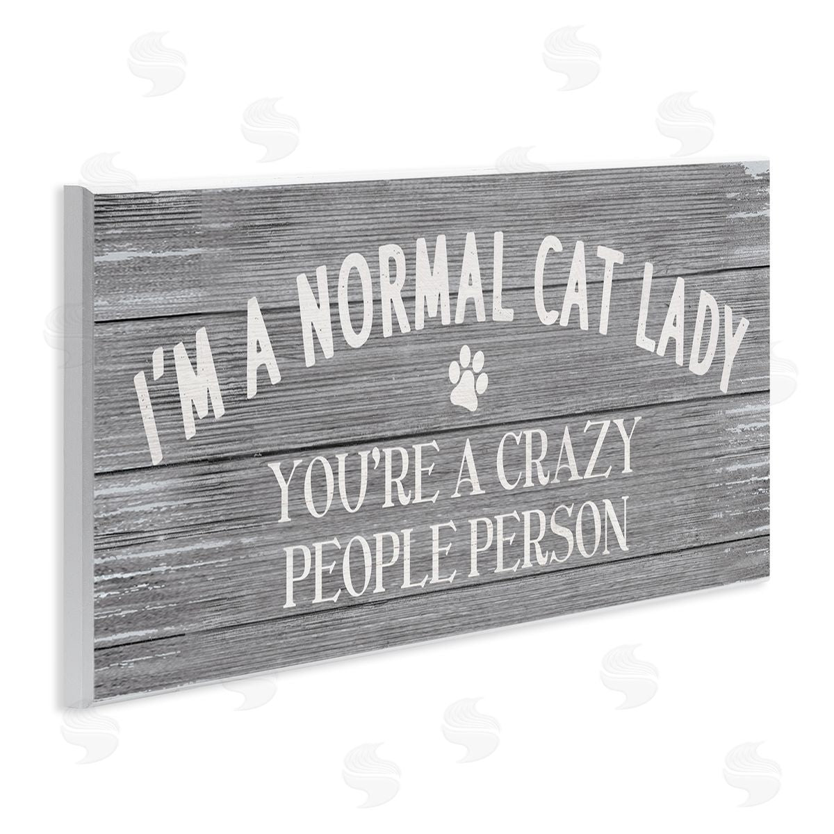 Stupell Studio I'm a Normal Cat Lady Funny Pet Phrase