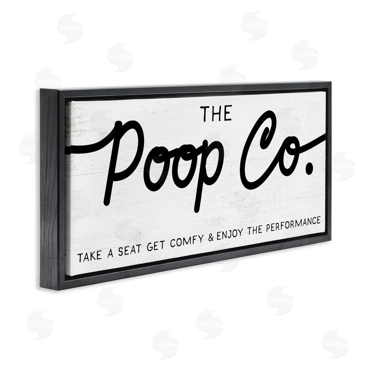 Stupell Studio The Poop Co. Funny Bathroom Sign Get Comfy