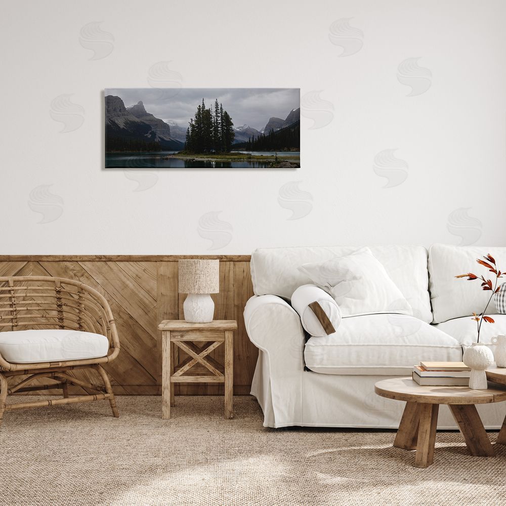 Daniel Sproul Fir Tree Forest Lake Landscape Moody Weather Photography