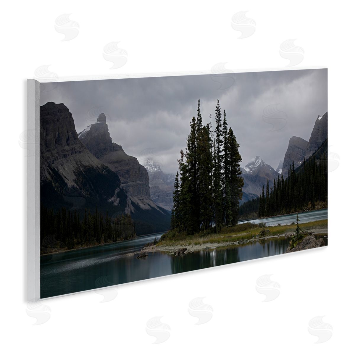 Daniel Sproul Fir Tree Forest Lake Landscape Moody Weather Photography