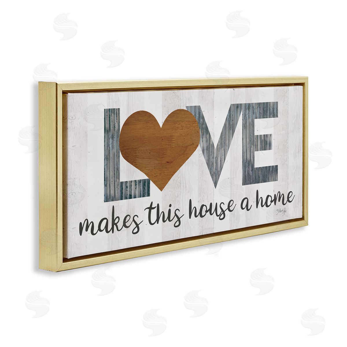 Marla Rae Love Makes House a Home Motivational Family Phrase