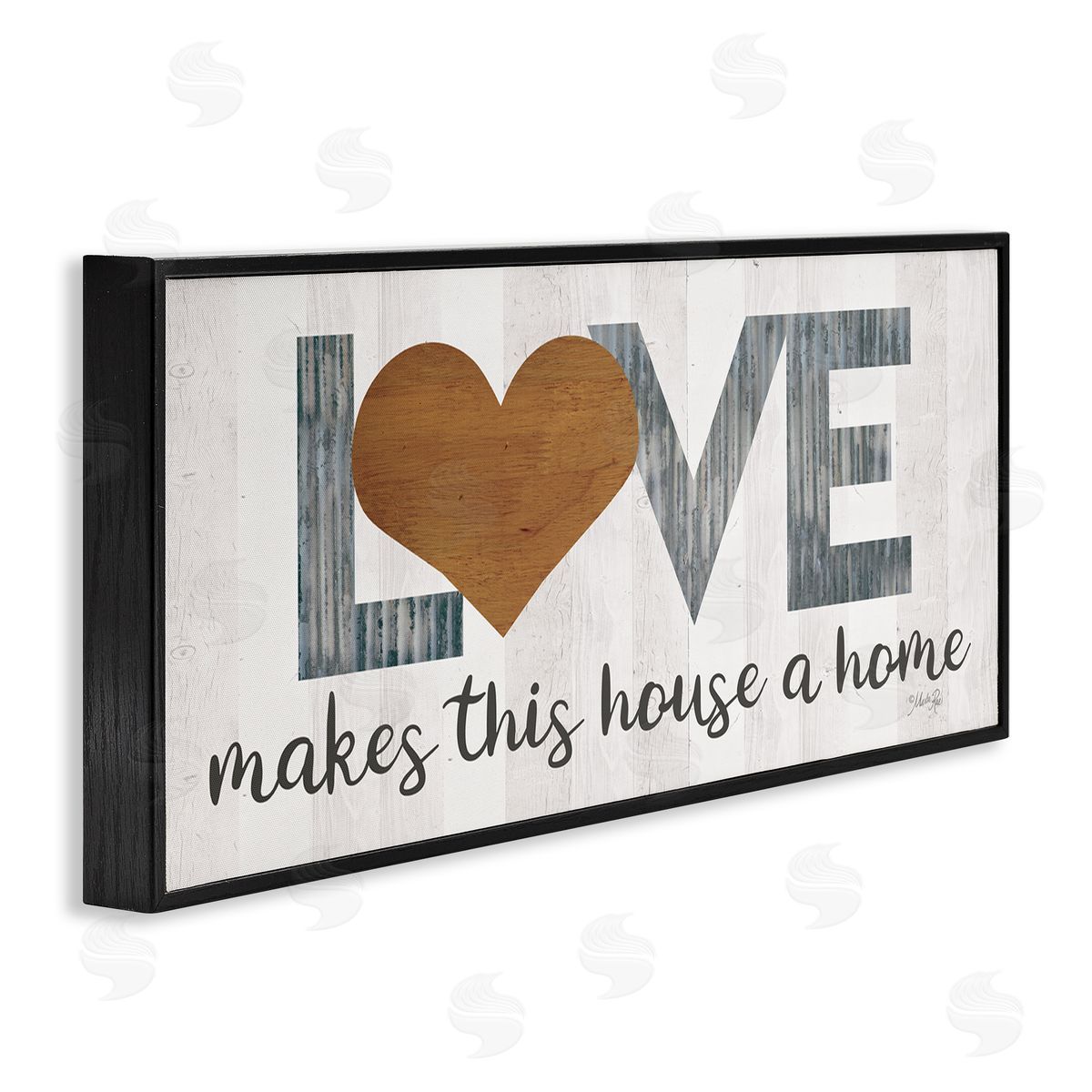 Marla Rae Love Makes House a Home Motivational Family Phrase