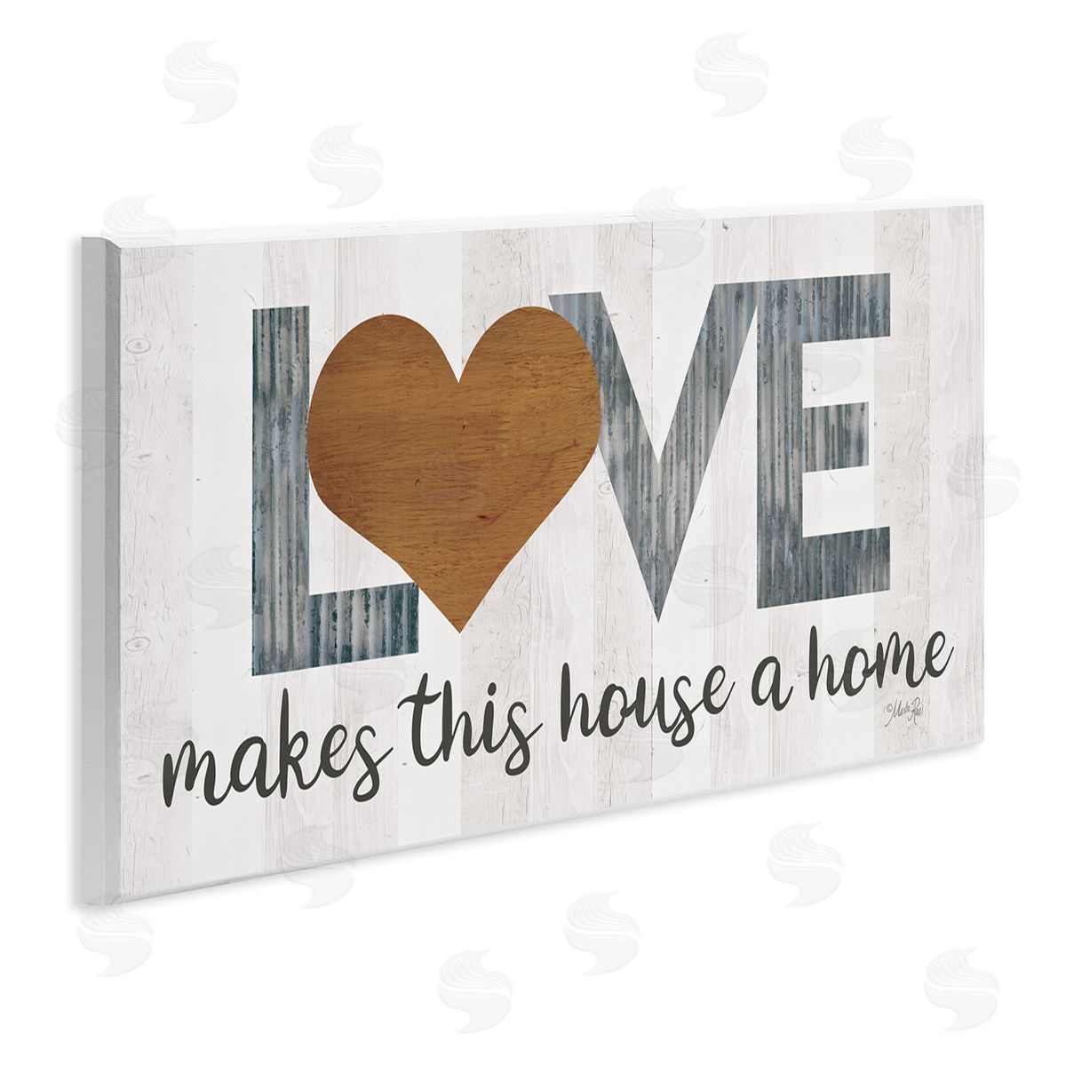 Marla Rae Love Makes House a Home Motivational Family Phrase