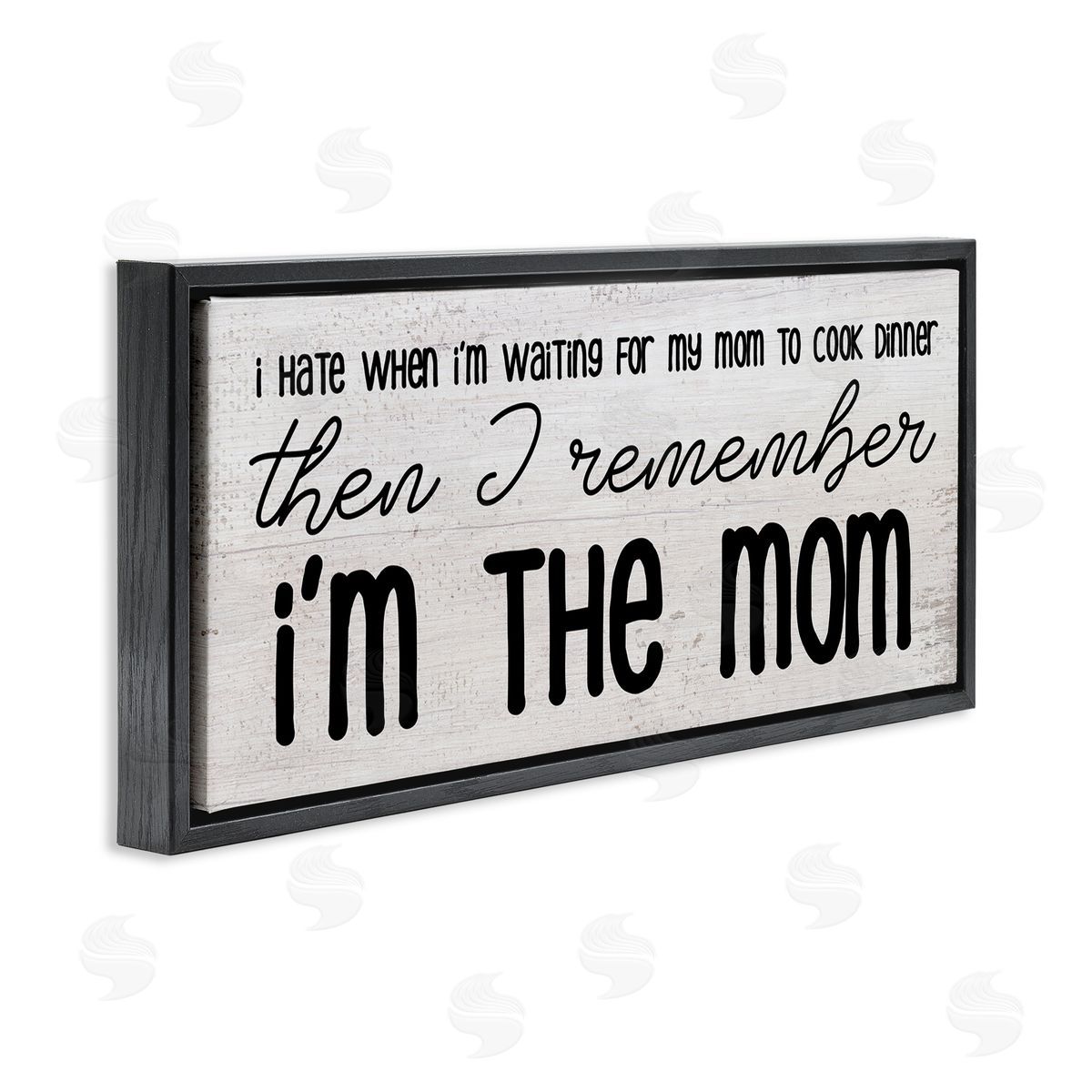 Stupell Studio Waiting for Mom Cook Dinner Funny Family Phrase