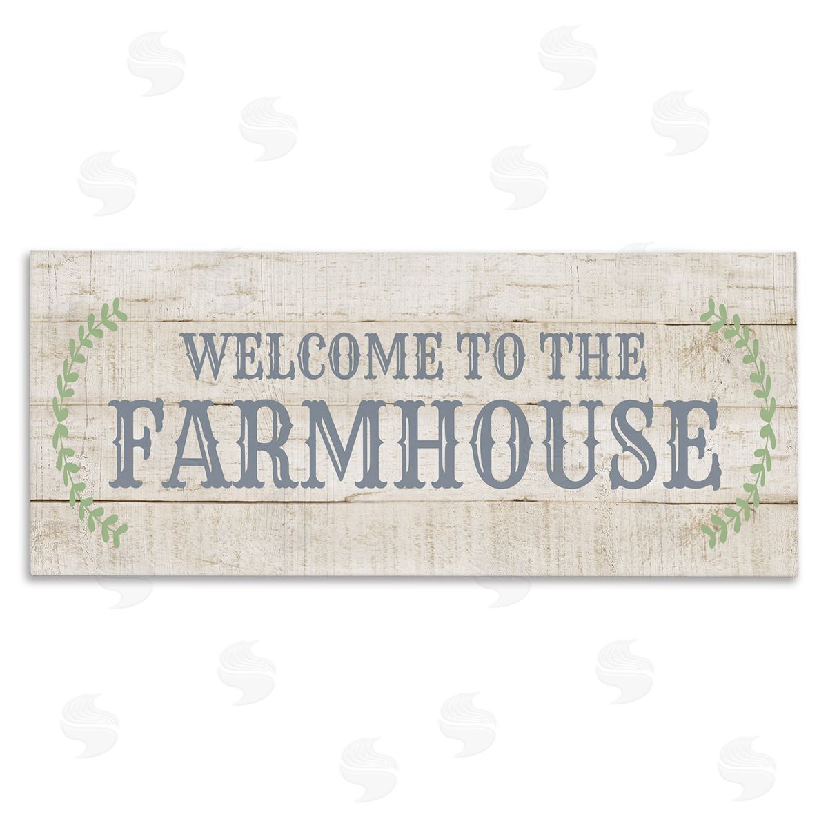 CAD Designs Welcome To The Farmhouse Phrase Country Plank Pattern