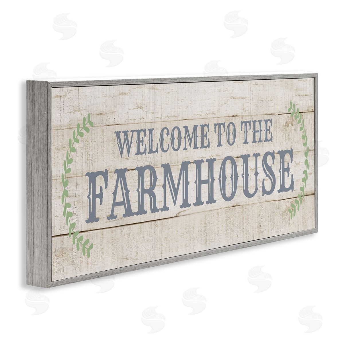 CAD Designs Welcome To The Farmhouse Phrase Country Plank Pattern