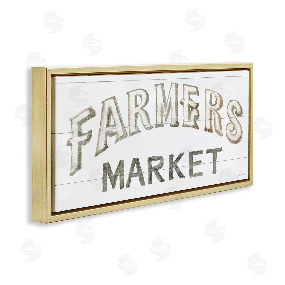 Danhui Nai Traditional Farmers Market Sign Classic Typography