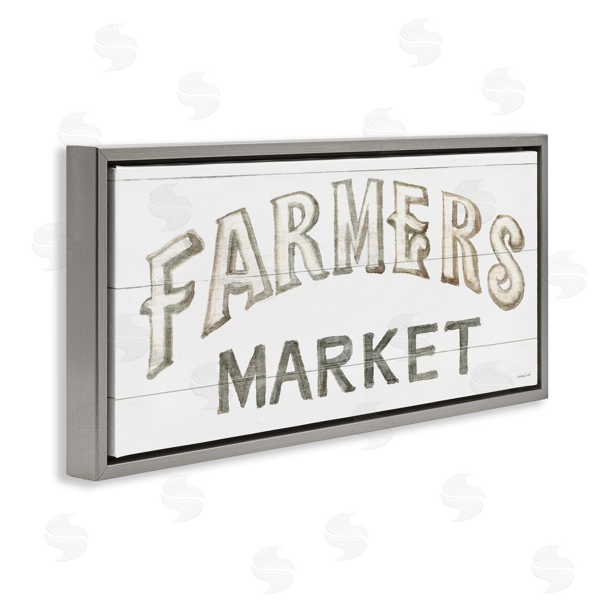 Danhui Nai Traditional Farmers Market Sign Classic Typography