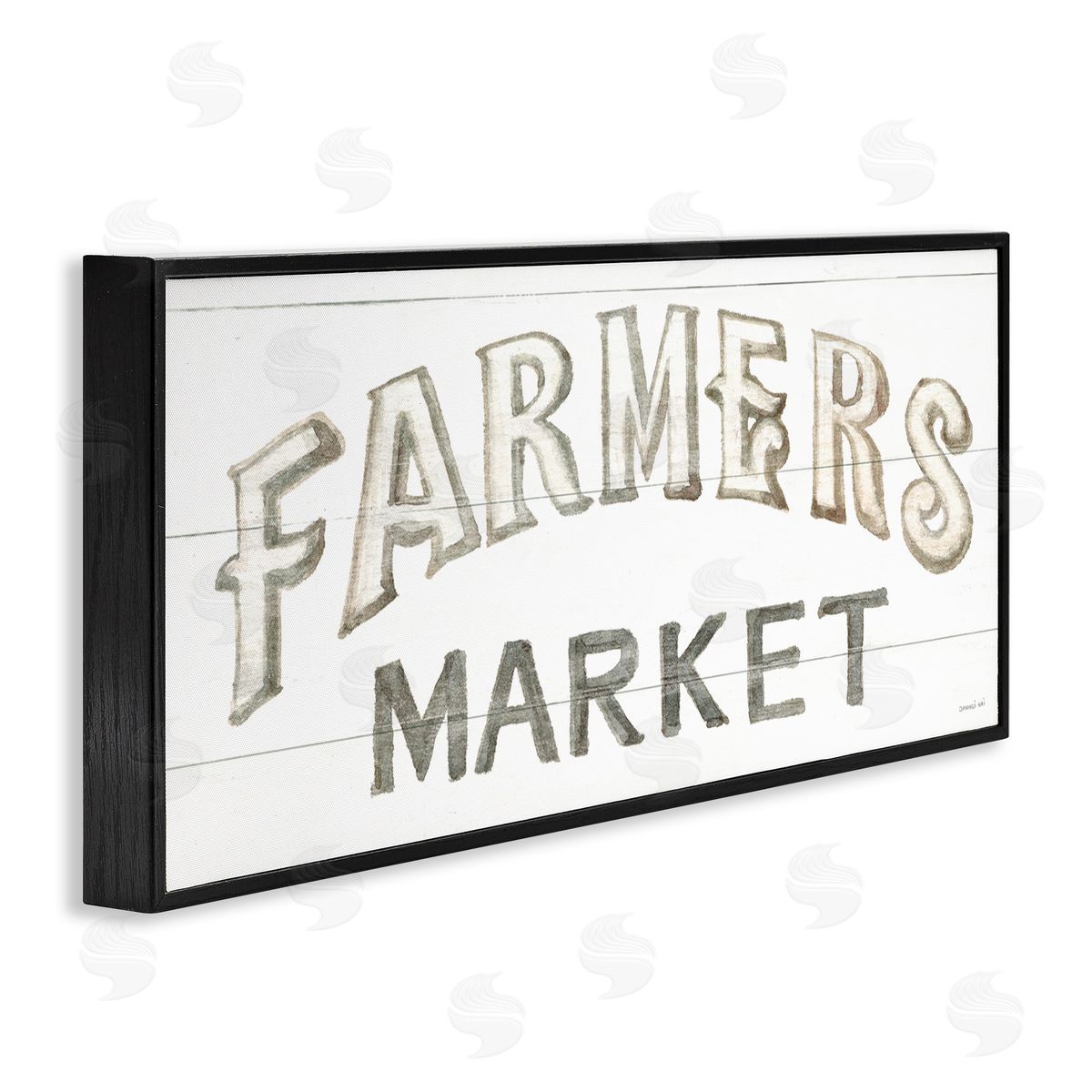 Danhui Nai Traditional Farmers Market Sign Classic Typography