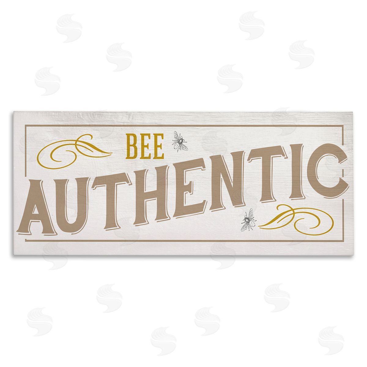 Stupell Studio Vintage Bee Authentic Sentiment Insect Pun