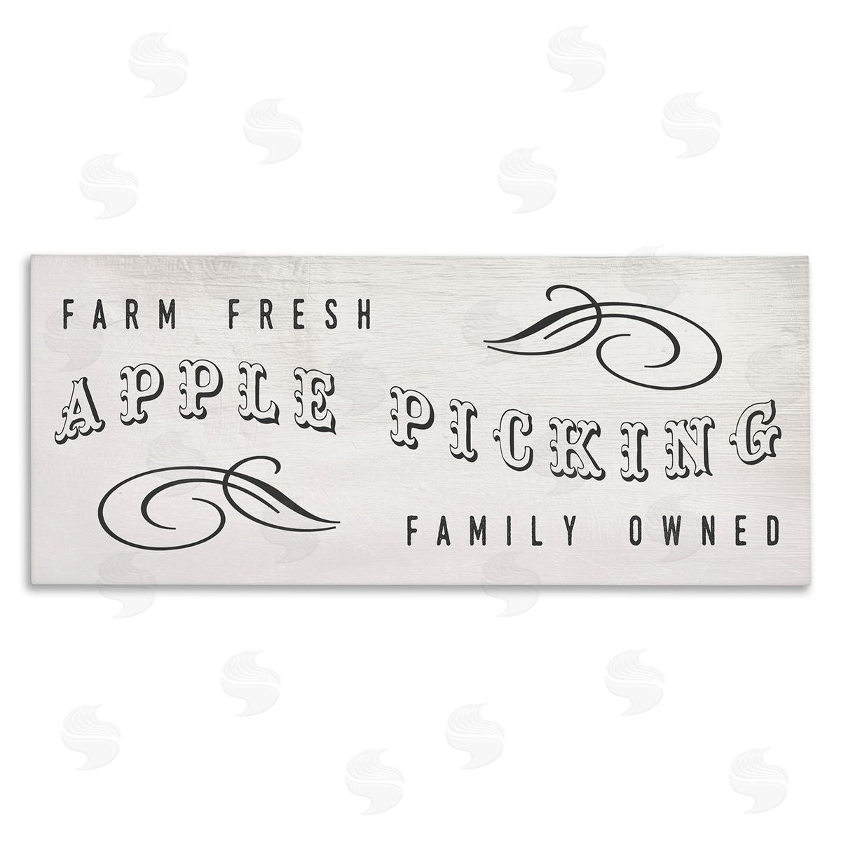 Stupell Studio Farm fr_sideesh Apple Picking Family Owned Harvest Sign