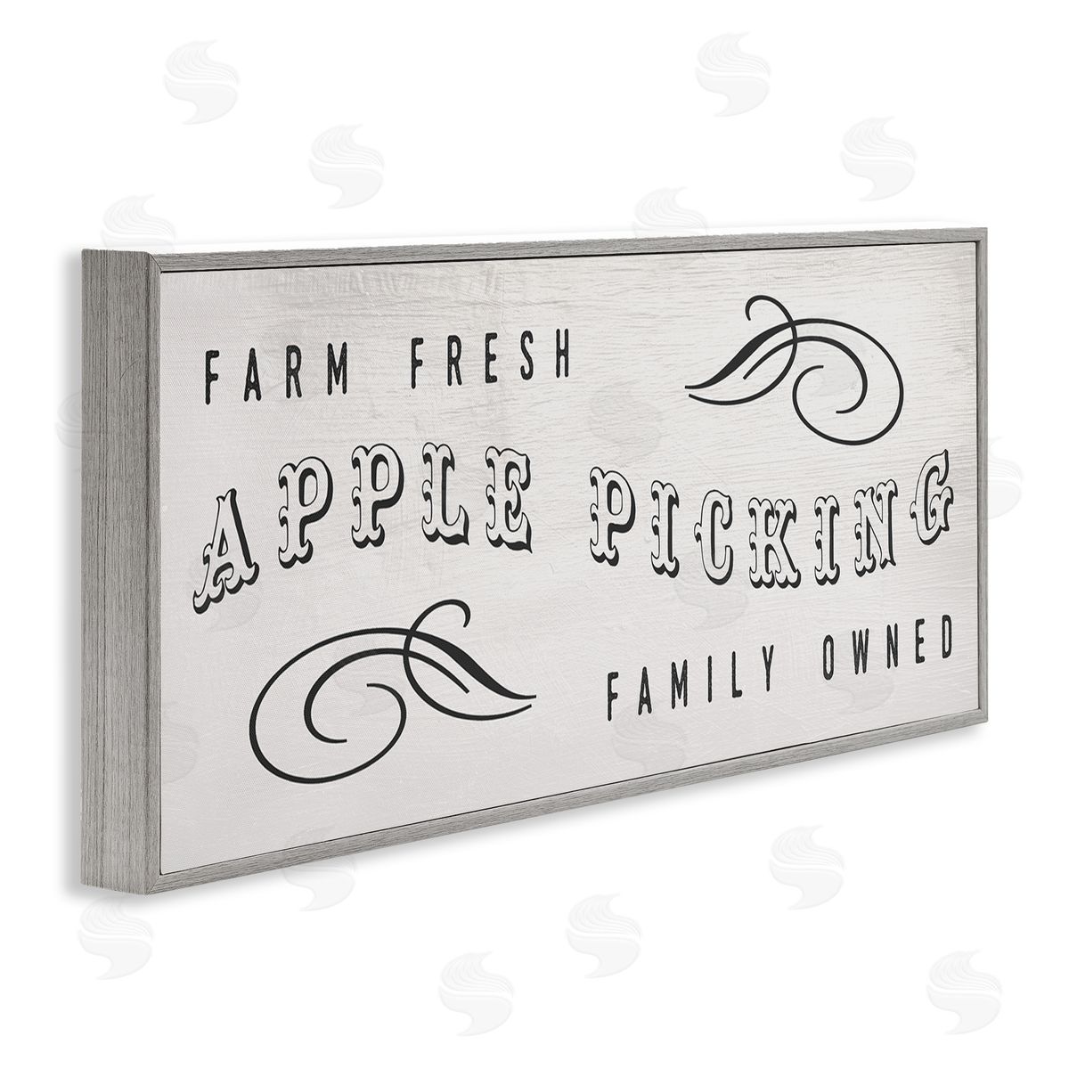 Stupell Studio Farm fr_sideesh Apple Picking Family Owned Harvest Sign