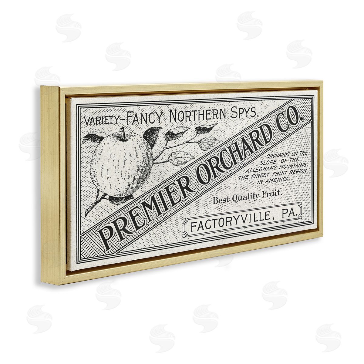 Stupell Studio Vintage Premier Orchard Co. Sign Antique fr_sideuit